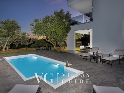 Villa Karla with pool&sea view&pet friendly Giardino e esterni della proprietà