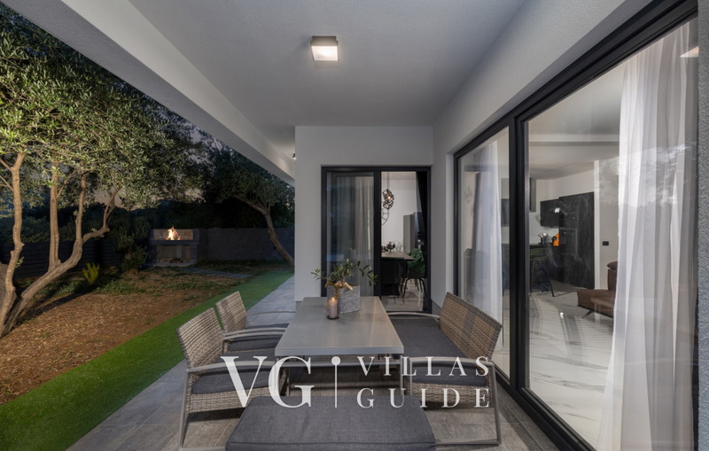 Villa Karla with pool&sea view&pet friendly Garten und Außenbereich