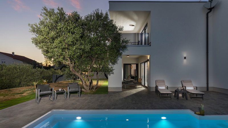 Villa Karla with pool&sea view&pet friendly