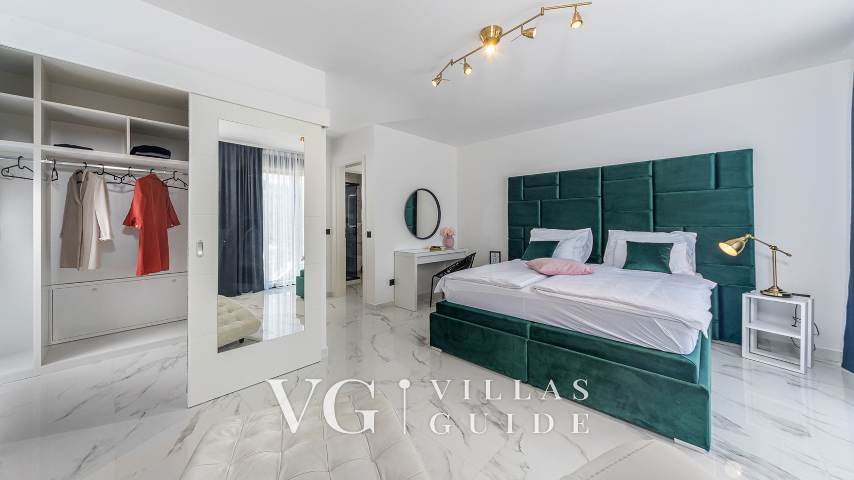 Villa Karla with pool&sea view&pet friendly Camera da letto