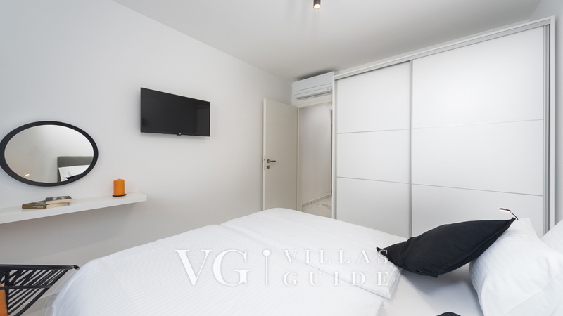 Villa Karla with pool&sea view&pet friendly Spavaća soba