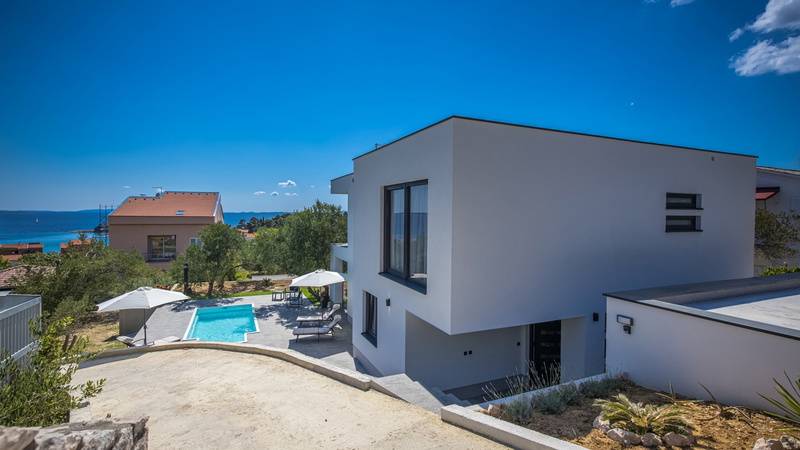 Villa Karla with pool&sea view&pet friendly