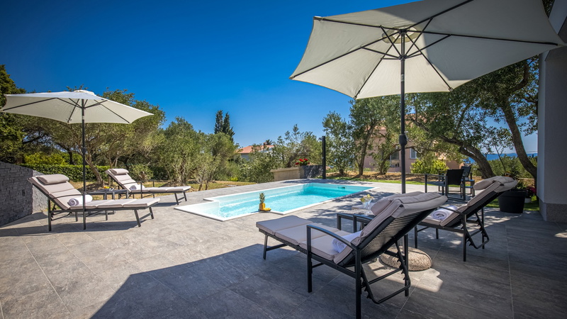 Villa Karla with pool&sea view&pet friendly