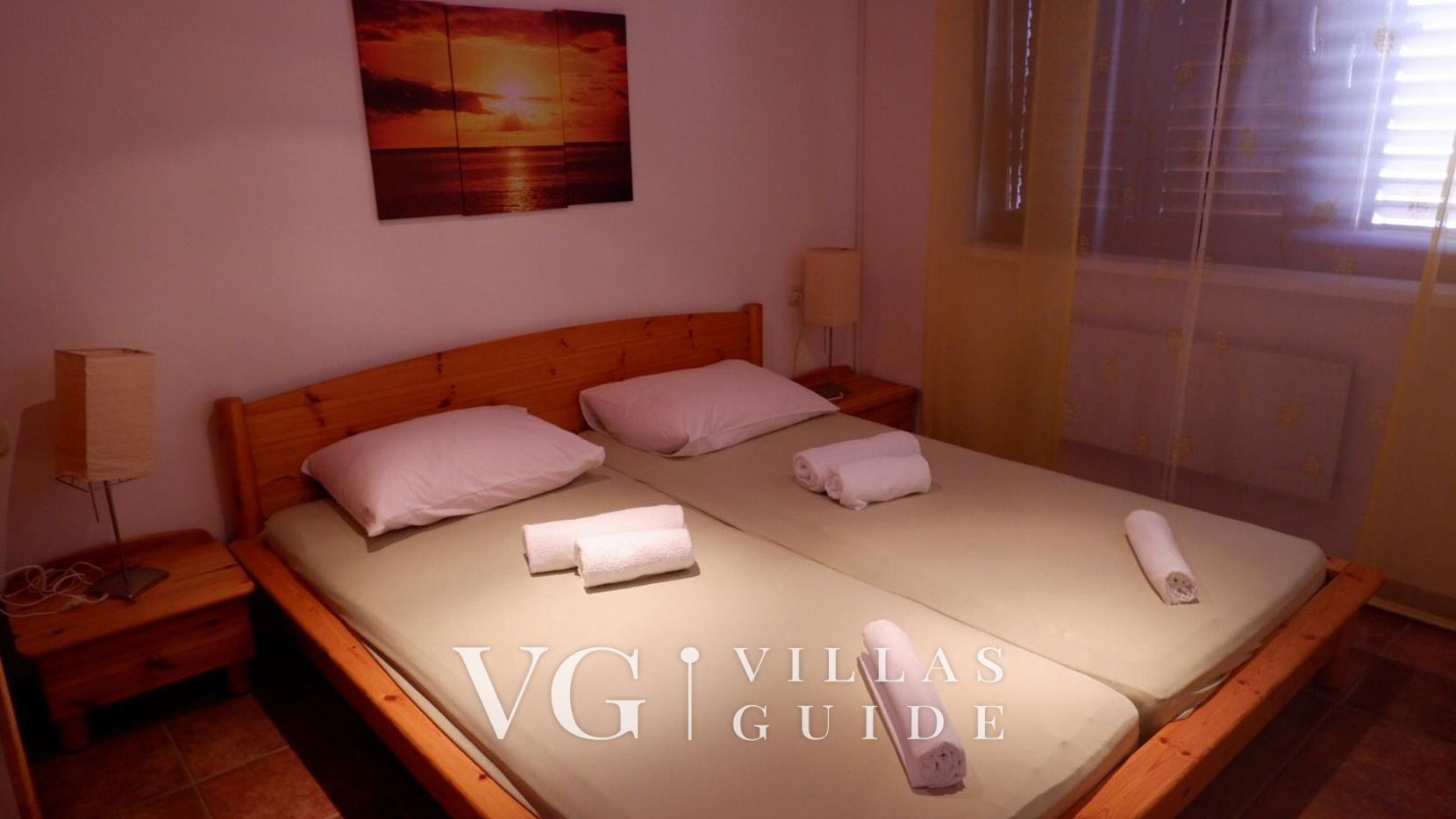 Apartman 1 Villa Figs whirpool & beachfront & terrace Schlafzimmer