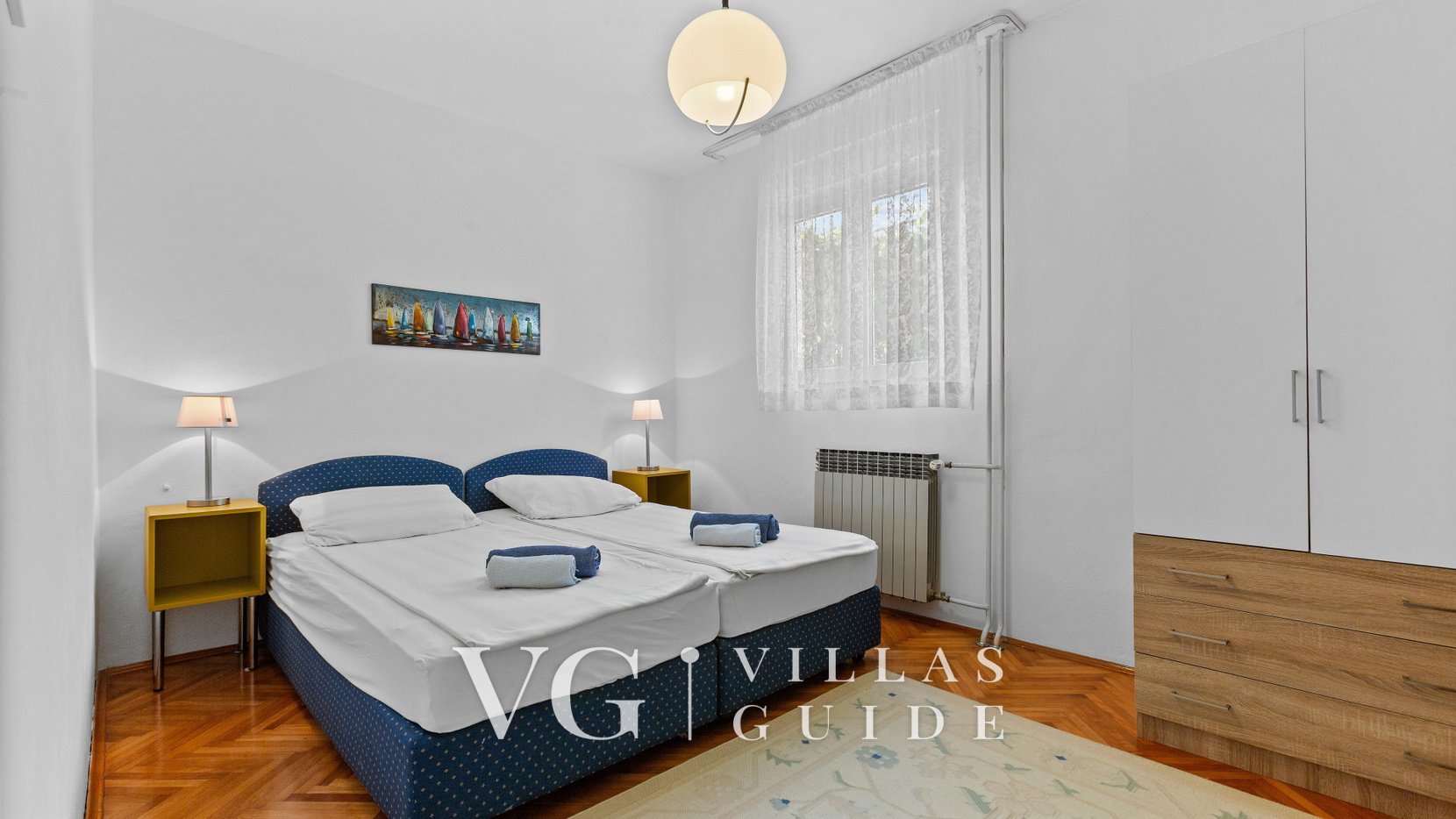 Apartment Petrinić - Sea View & Pool Apartment "V" Schlafzimmer