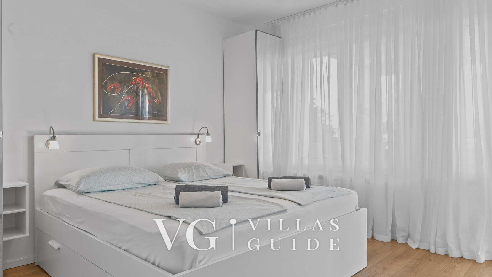 Apartment Petrinić - Sea View & Pool Apartment "V" Schlafzimmer