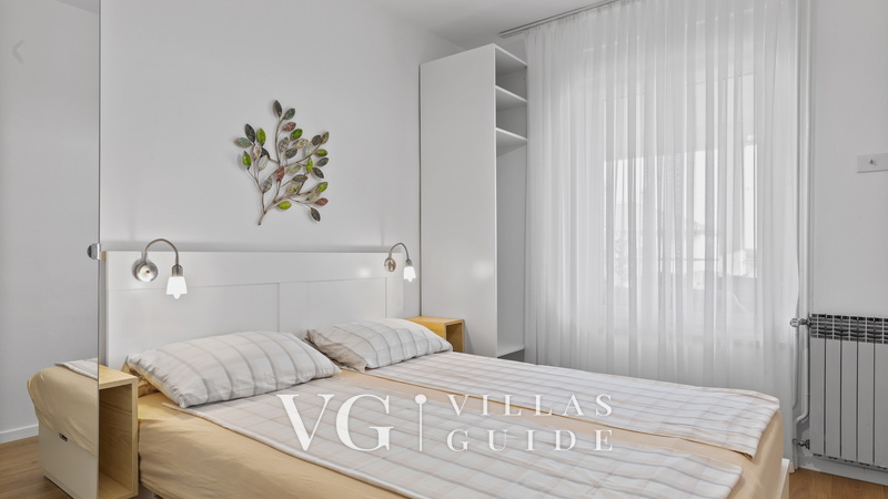 Apartment Petrinić - Sea View & Pool Apartment "V" Schlafzimmer