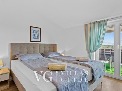 Apartment Petrinić - Sea View & Pool Apartment "F" Spavaća soba