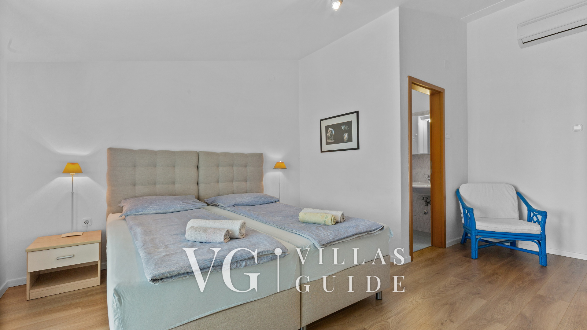 Apartment Petrinić - Sea View & Pool Apartment "F" Spavaća soba