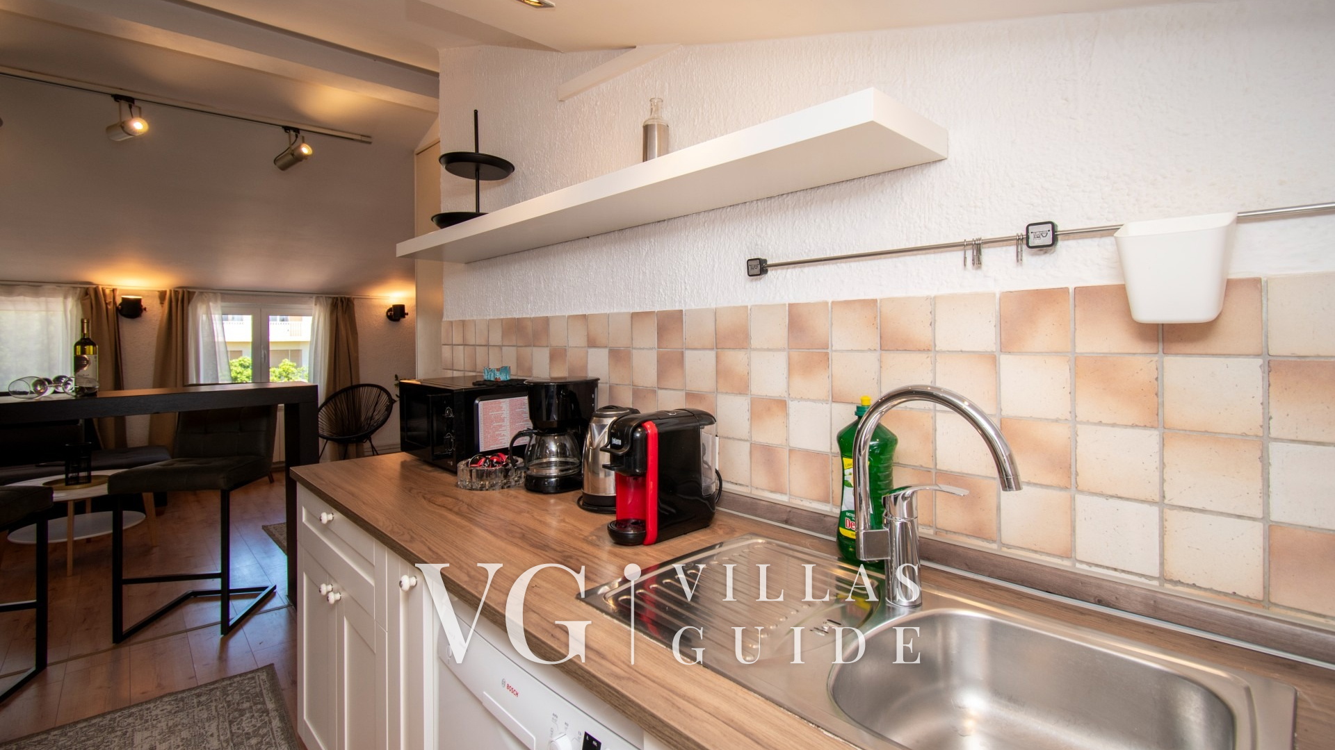 Vila Above Küche