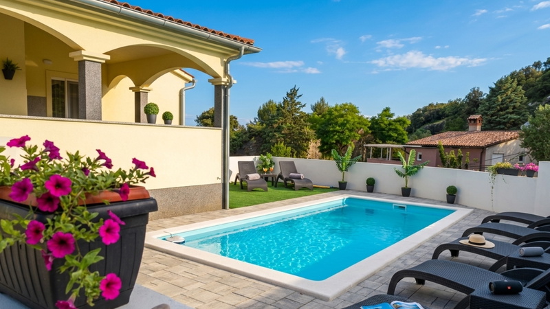 Flora Apartment with private pool