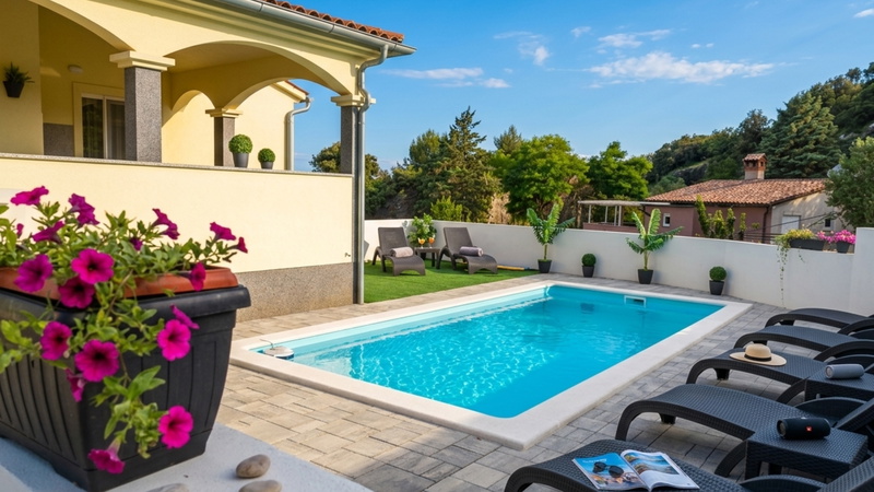 Flora Apartment with private pool