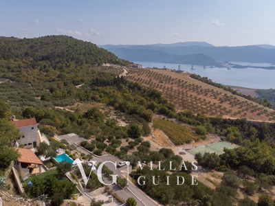 Rustic Villa Stolovi with panorama view