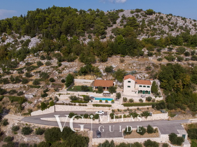 Rustic Villa Stolovi with panorama view Giardino e esterni della proprietà