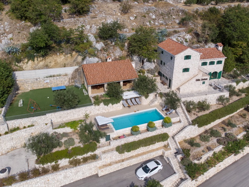Rustic Villa Stolovi with panorama view