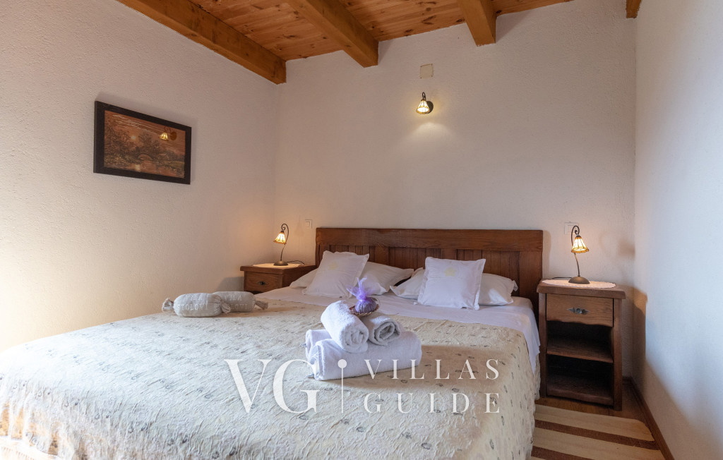 Rustic Villa Stolovi with panorama view Camera da letto