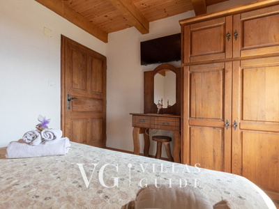 Rustic Villa Stolovi with panorama view Camera da letto