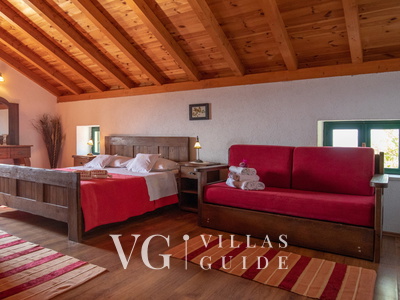 Rustic Villa Stolovi with panorama view Camera da letto