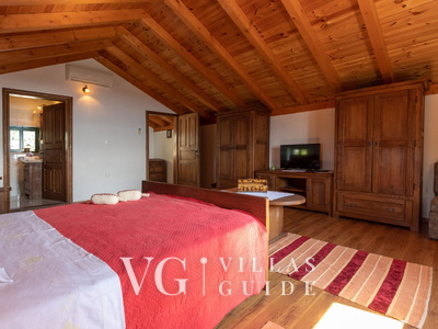 Rustic Villa Stolovi with panorama view Camera da letto