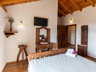 Rustic Villa Stolovi with panorama view Camera da letto
