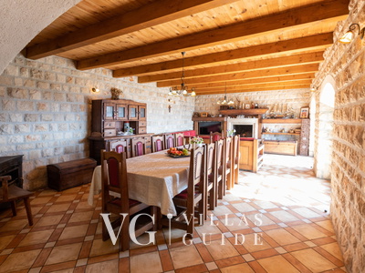 Rustic Villa Stolovi with panorama view Soggiorno
