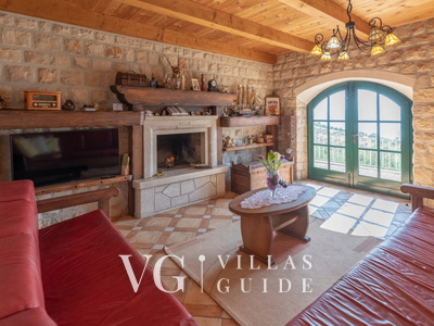 Rustic Villa Stolovi with panorama view