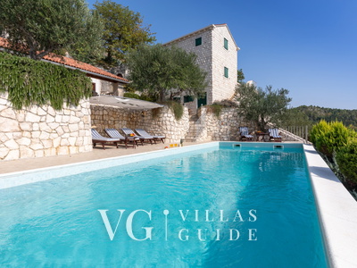 Rustic Villa Stolovi with panorama view