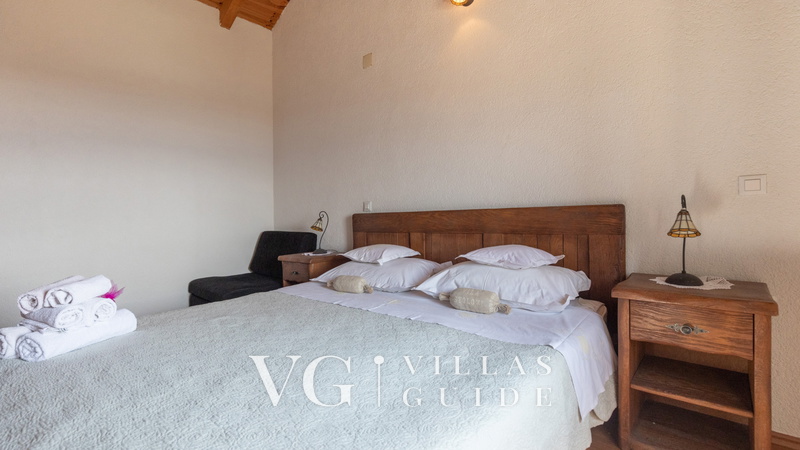 Rustic Villa Stolovi with panorama view Spavaća soba