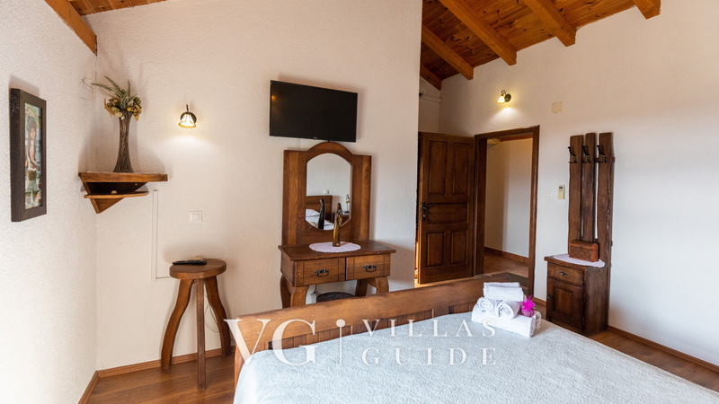 Rustic Villa Stolovi with panorama view Spavaća soba