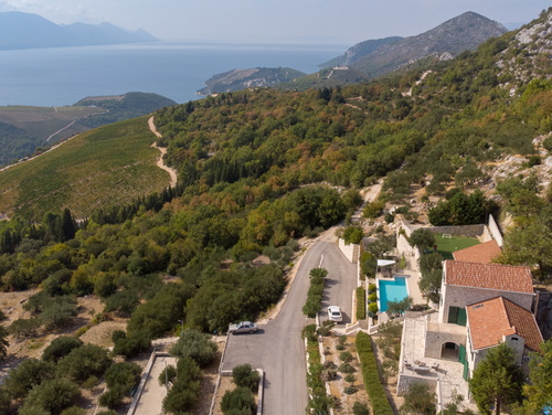 Rustic Villa Stolovi with panorama view