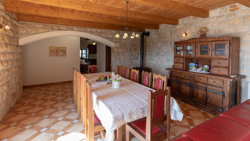 Rustic Villa Stolovi with panorama view