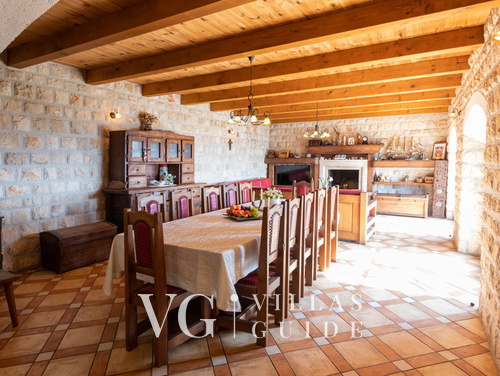 Rustic Villa Stolovi with panorama view