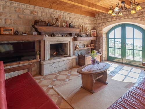 Rustic Villa Stolovi with panorama view