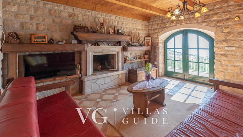 Rustic Villa Stolovi with panorama view