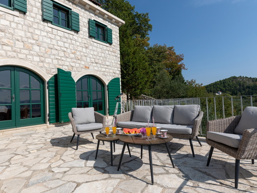 Rustic Villa Stolovi with panorama view