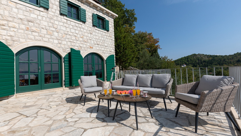 Rustic Villa Stolovi with panorama view