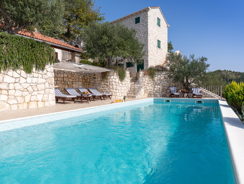Rustic Villa Stolovi with panorama view