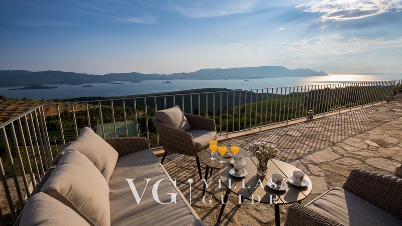 Rustic Villa Stolovi with panorama view