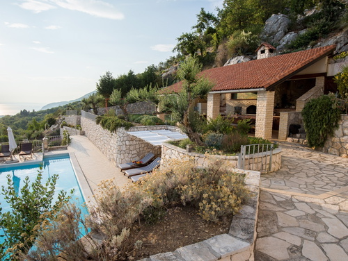 Rustic Villa Stolovi with panorama view