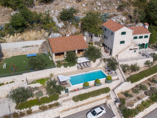 Rustic Villa Stolovi with panorama view