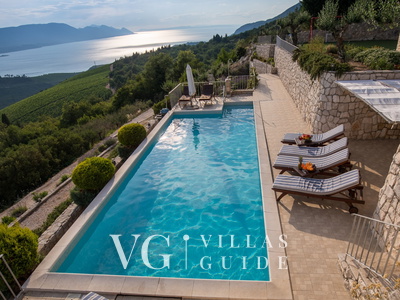 Rustic Villa Stolovi with panorama view