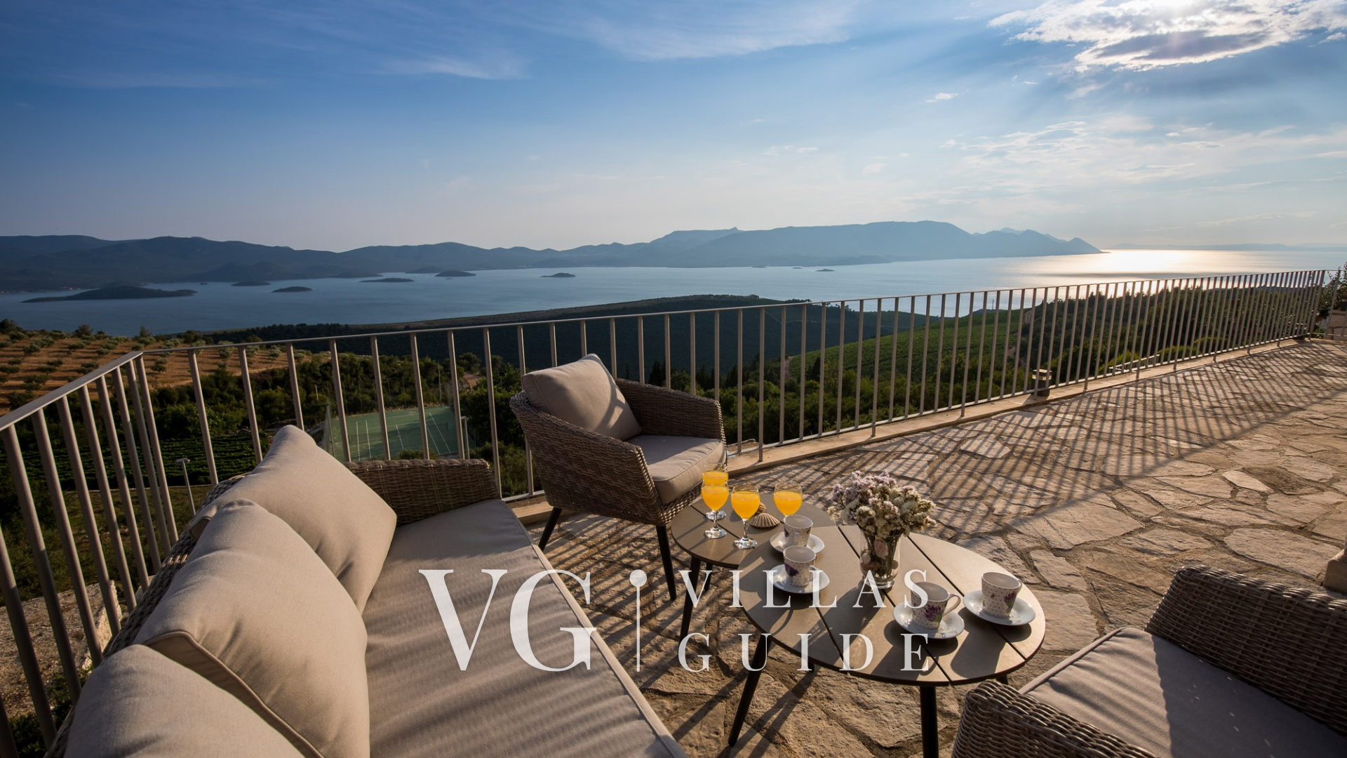Rustic Villa Stolovi with panorama view Giardino e esterni della proprietà