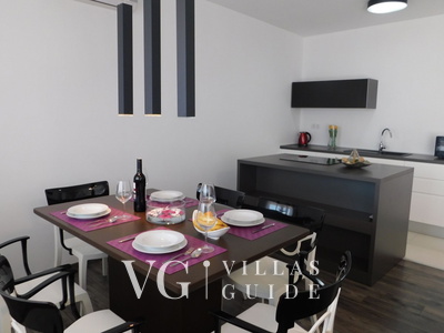 Luxury Villa Mer calme pool&pet friendly apartman 1 Cucina