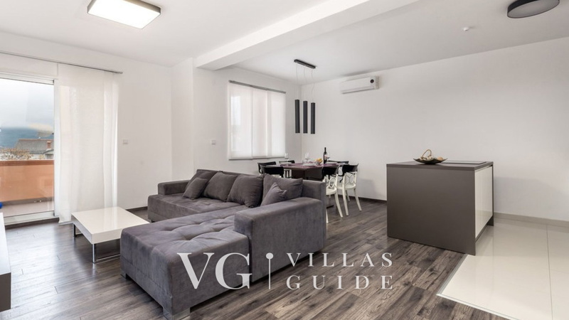 Luxury Villa Mer calme pool&pet friendly apartman 1 Dnevni boravak