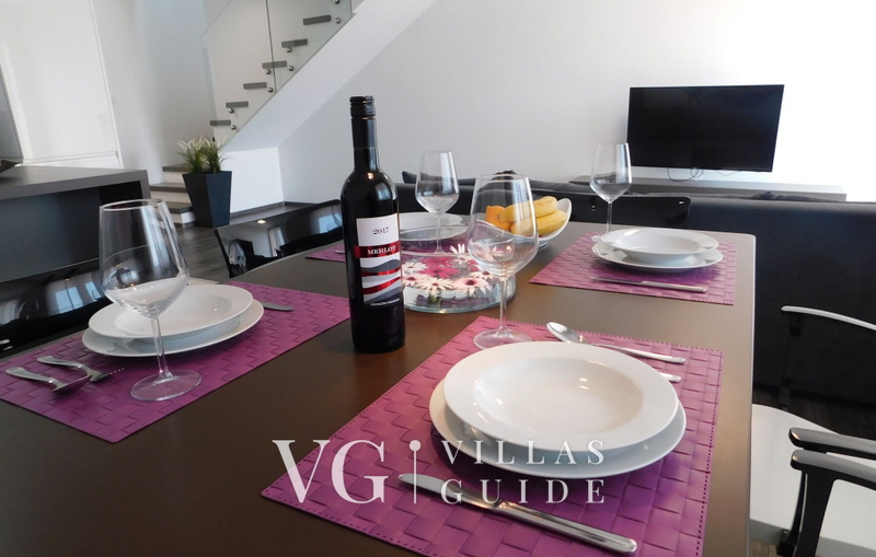 Luxury Villa Mer calme pool&pet friendly apartman 2 Cucina