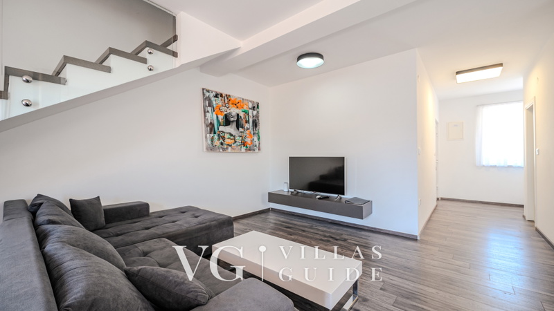 Luxury Villa Mer calme pool&pet friendly apartman 2 Dnevni boravak