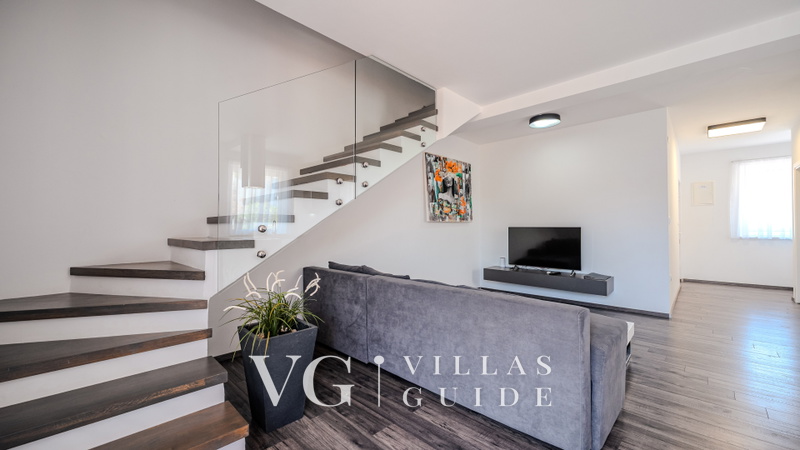 Luxury Villa Mer calme pool&pet friendly apartman 2 Dnevni boravak
