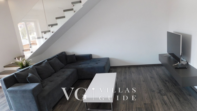 Luxury Villa Mer calme pool&pet friendly apartman 2 Dnevni boravak