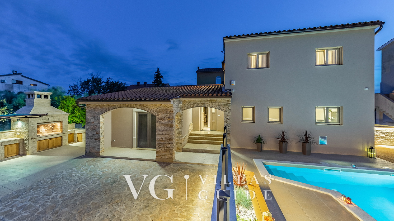 Villa Bura Dvorište i vanjski dio objekta