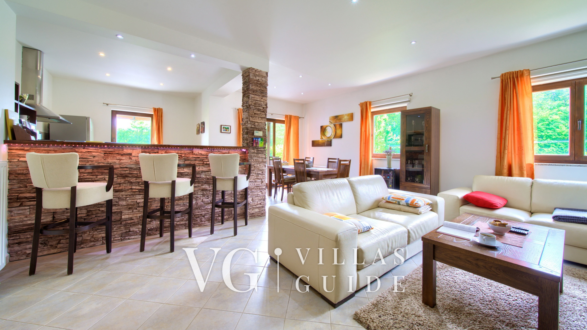 Villa Tara with a beautiful heated pool
